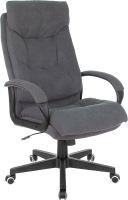 Кресло офисное Бюрократ CH-824 Fabric (серый Alfa 44/пластик) - 