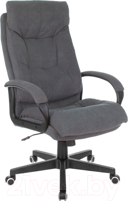 Кресло офисное Бюрократ CH-824 Fabric (серый Alfa 44/пластик)