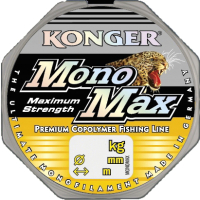 

Леска монофильная Konger, Kevlon Monomax Fluorocarbon 0.10мм 30м / 212031010