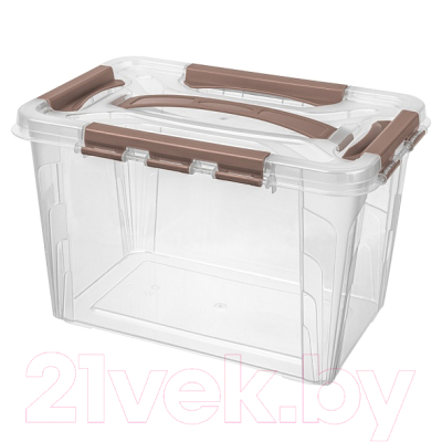 Ящик для хранения Econova Grand Box / 433200214 (6.65л, коричневый)