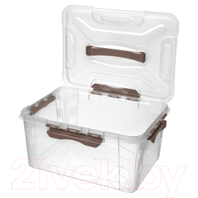 Ящик для хранения Econova Grand Box / 433200414 (15.3л, коричневый)