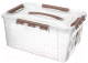 Ящик для хранения Econova Grand Box / 433200414 (15.3л, коричневый) - 