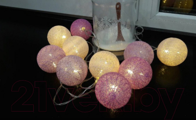 Тайские фонарики Подари 61001 (7/розовый/фиолетовый/сиреневый)