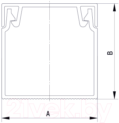 Кабель-канал IEK Ecoline CKK11-025-025-1-K01