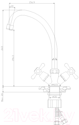 Смеситель Rossinka Silvermix Y02-71U