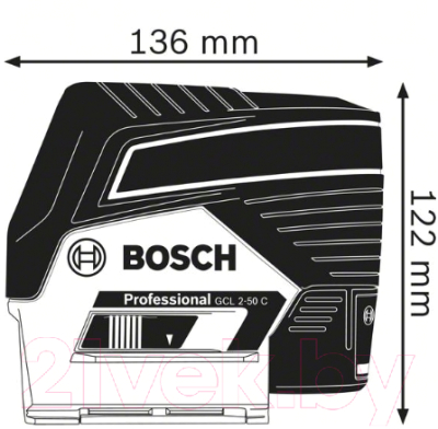 Лазерный нивелир Bosch GCL 2-50 C Professional (0.601.066.G04)