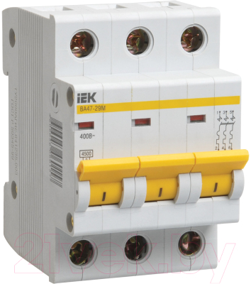 Выключатель автоматический IEK ВА 47-29М 4А 3п С / MVA21-3-004-C