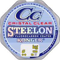 

Леска монофильная Konger, Steelon Cristal Clear Fluorocarbon 0.08мм 30м / 239030008