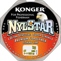 

Леска монофильная Konger, Nylstar 0.22мм 100м / 215100022