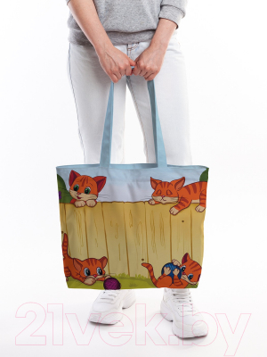 Пляжная сумка JoyArty Игривые котята / bsz_385266