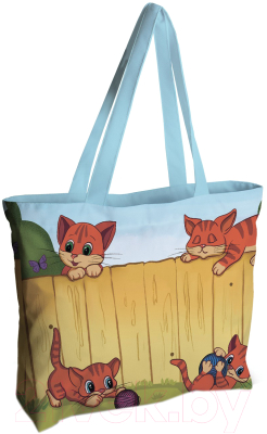 Пляжная сумка JoyArty Игривые котята / bsz_385266