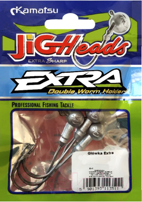 Изображение товара Джиг-головка KAMATSU Extra 3/0-4 / 412030004 (3шт)