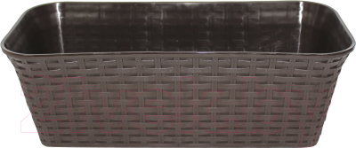 Изображение товара Вазон Violet Ротанг с дренажем / 3540005 (венге)