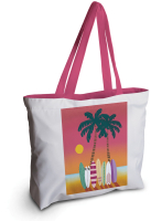 

Пляжная сумка, Серфинг на закате / bsz_387120