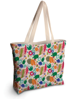Пляжная сумка JoyArty Абстракция из цветов и растений / bsz_387147 - 