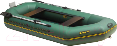 Надувная лодка Leader Boats Компакт-300Р / 0062160 (зеленый)