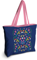 Пляжная сумка JoyArty Цветы и радуга / bsz_389503 - 
