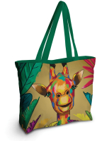 

Пляжная сумка, Разноцветный жираф / bsz_385250