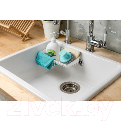 Изображение товара Органайзер для раковины Econova Helper на присосках / 433227316 (белый)