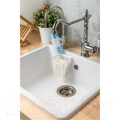 Изображение товара Органайзер для раковины Econova Helper на присосках / 433227416 (белый)