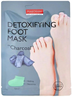 Маска для ног Purederm Detoxifying Foot Mask Charcoal  (34г) - 
