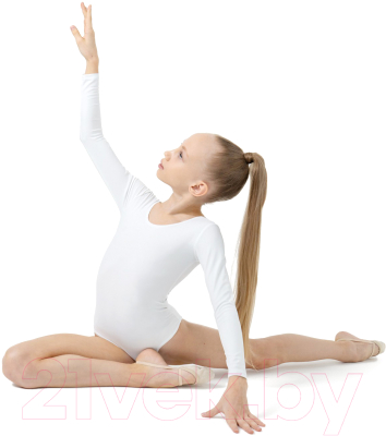 Купальник для художественной гимнастики Grace Dance 871289 (р-р 36, белый)