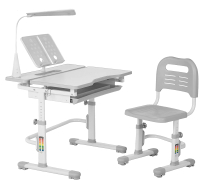 

Парта+стул Anatomica, Amata с ящиком, подставкой и светильником