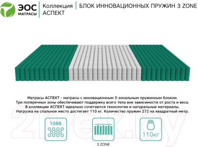 Матрас EOS Аспект 11a 110x180 (жаккард)