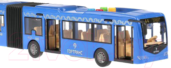 Автобус игрушечный Технопарк BUS-45PL-BU