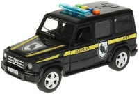 Автомобиль игрушечный Технопарк Mercedes-Benz G-Class Охрана / GCLASS-21PLSEC-BK - 