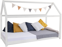 Стилизованная кровать детская Millwood SweetDreams 1230 200x90 (сосна белая) - 