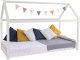 Стилизованная кровать детская Millwood SweetDreams 1230 160x80 (сосна белая) - 