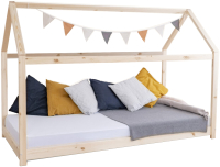 Стилизованная кровать детская Millwood SweetDreams 1230 200x90 (сосна натуральная) - 