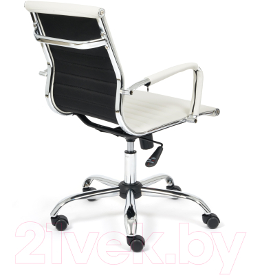 Кресло офисное Tetchair Urban-Low кожзам (белый)