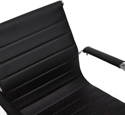 Кресло офисное Tetchair Urban-Low кожзам (черный)
