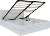 

Двуспальная кровать Астрид Мебель, Квадро-1 ЦРК.КВД.03 с ПМ 160