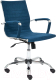 Кресло офисное Tetchair Urban-Low флок (синий) - 