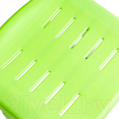 Парта+стул Anatomica Avgusta с ящиком, подставкой и светильником (белый/зеленый)