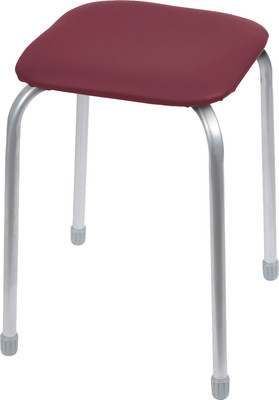 Табурет Ника Классика 3 / ТК03/ТК (темно-красный) - 