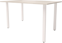 Обеденный стол Millwood Прага Л18 120x70 (белый/металл белый) - 