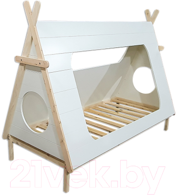 Стилизованная кровать детская Millwood 3100 Tipi (сосна белая)