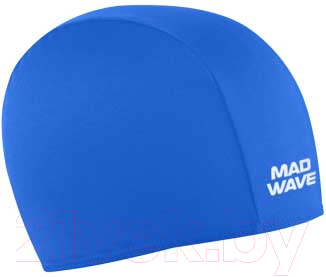 Шапочка для плавания Mad Wave Poly II (синий 04)