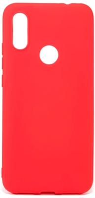 Чехол-накладка Case Matte для Redmi 7 (красный матовый, фирменная упаковка)