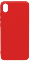 Чехол-накладка Case Matte для Redmi 7A (матовый красный, фирменная упаковка) - 