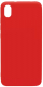 Чехол-накладка Case Matte для Redmi 7A (матовый красный, фирменная упаковка) - 