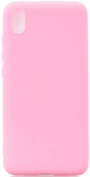 Чехол-накладка Case Matte для Redmi 7A (матовый розовый, фирменная упаковка) - 