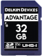 Карта памяти Delkin Devices Advantage SDHC 32GB UHS-I V30 (DDSDW63332GB) - 