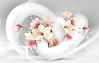 

Фотообои бесшовные Citydecor, Магнолия 3D