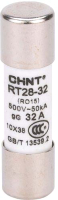 

Предохранитель плавкий Chint, RT28-32 4A / 520250