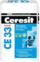 Фуга Ceresit CE 33 (20кг, серый) - 